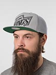 Бейсболка MITCHELL NESS арт. HS10519-LAKGREY Los Angeles Kings NHL (серый)